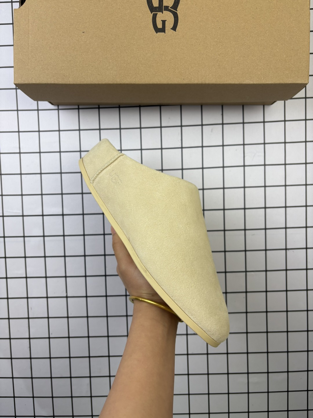 UGG雪地靴星拖厚底羊皮毛一体2025新款秋冬包头半拖毛毛拖鞋女外穿! 编码688