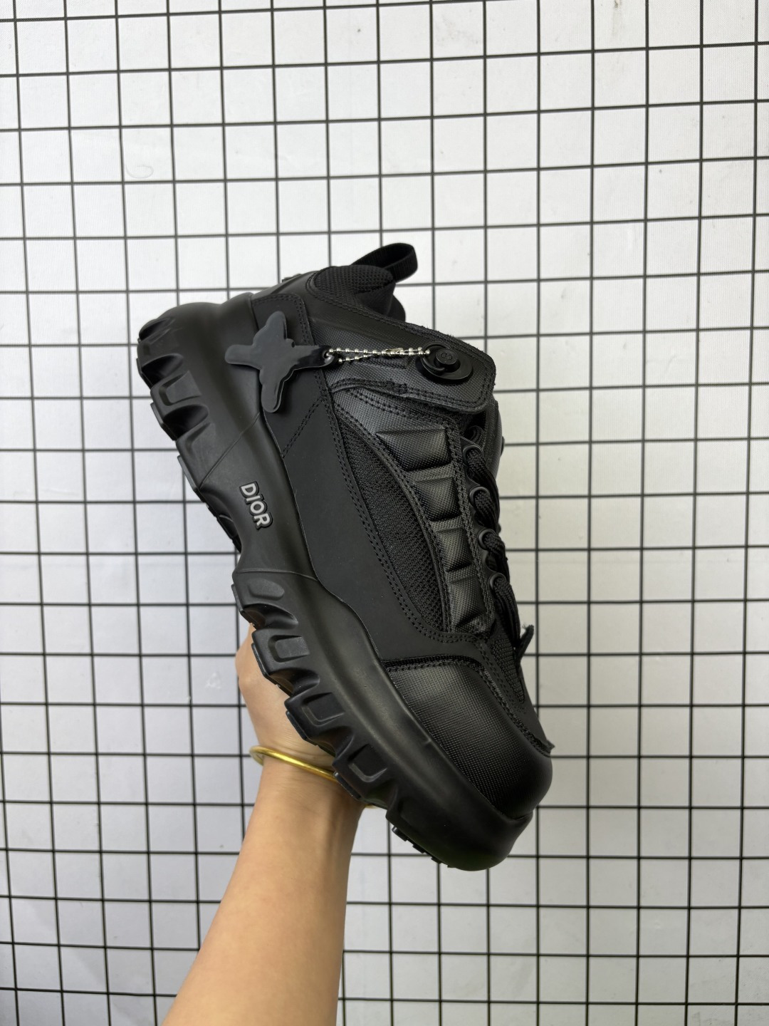 💰170 公司级✅DIOR迪奥 SNOW AND LEWIS HAMILTON 圆头系带 低帮 生活休闲鞋 货号:3DE395ZDS226405 尺码:39-45 编码688