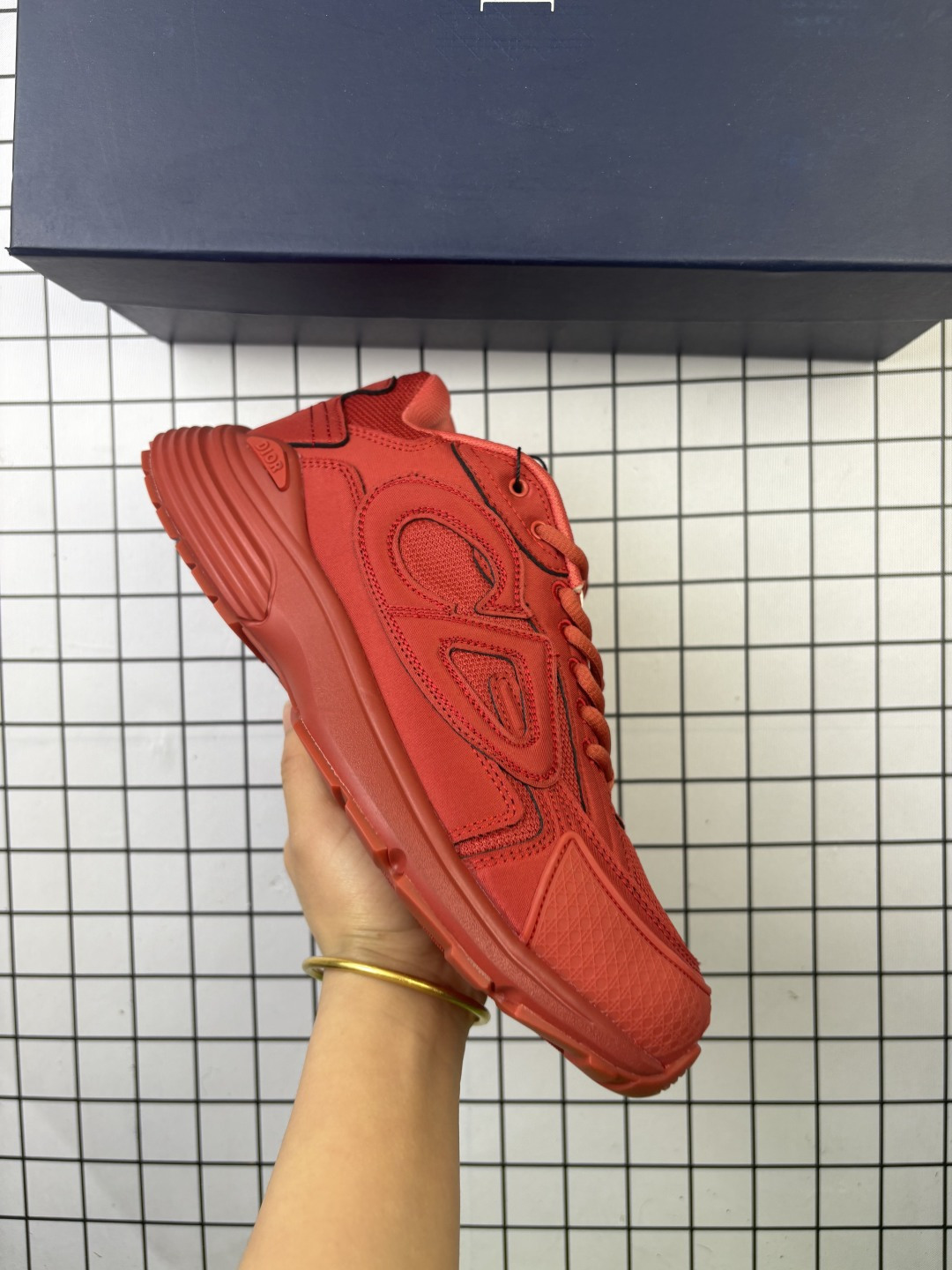 🈴💰160 真标✅Dior迪奥 B30系列 网眼织物 厚底系带 低帮休闲运动老爹鞋! 编码719 39-46