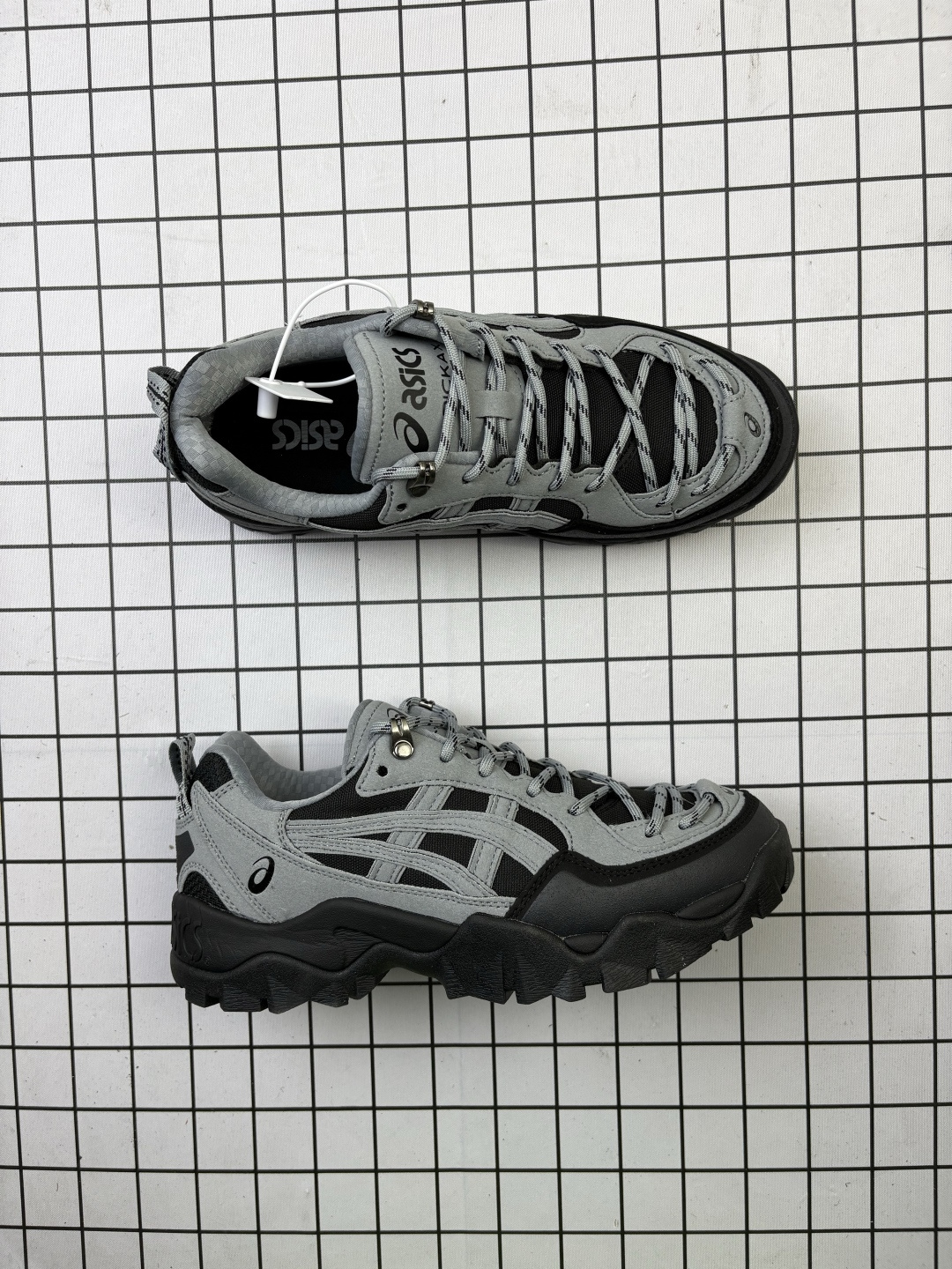💰150 公司级✅Asics GEL-PICKAX 亚瑟士 登山徒步 户外运动平衡减震 抗冲击支撑 防滑耐磨平衡轻便 户外功能鞋 货号:1203A740-102 尺码:36 37 37.5 38 39 39.5 40.5 41.5 42 42.5 43.5 44 45 编码103