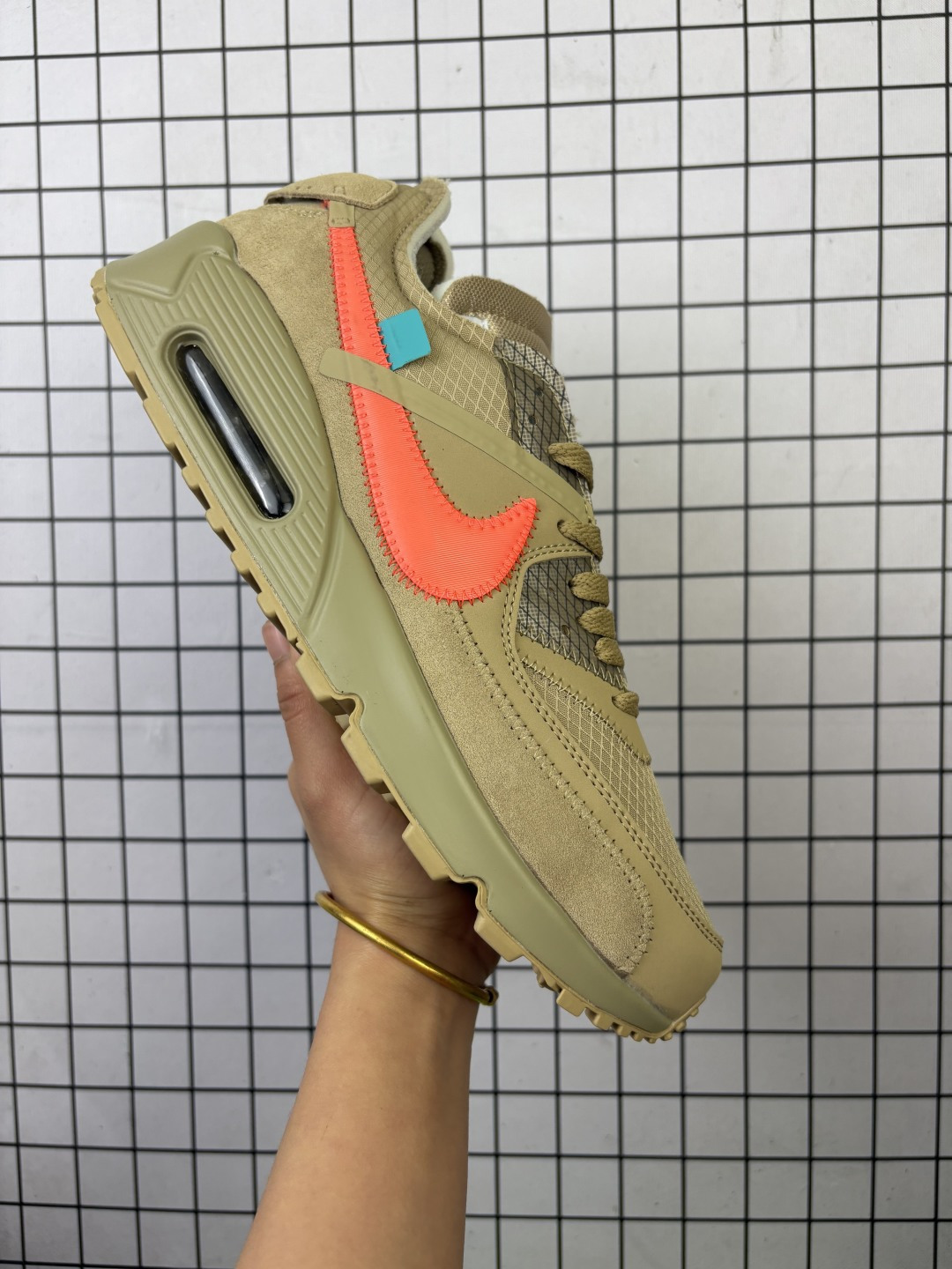 耐克 NIKE The 10 Air Max 90 X OFF-WHITE OW 限量款联名跑鞋 货号:AA7293-200 编码554