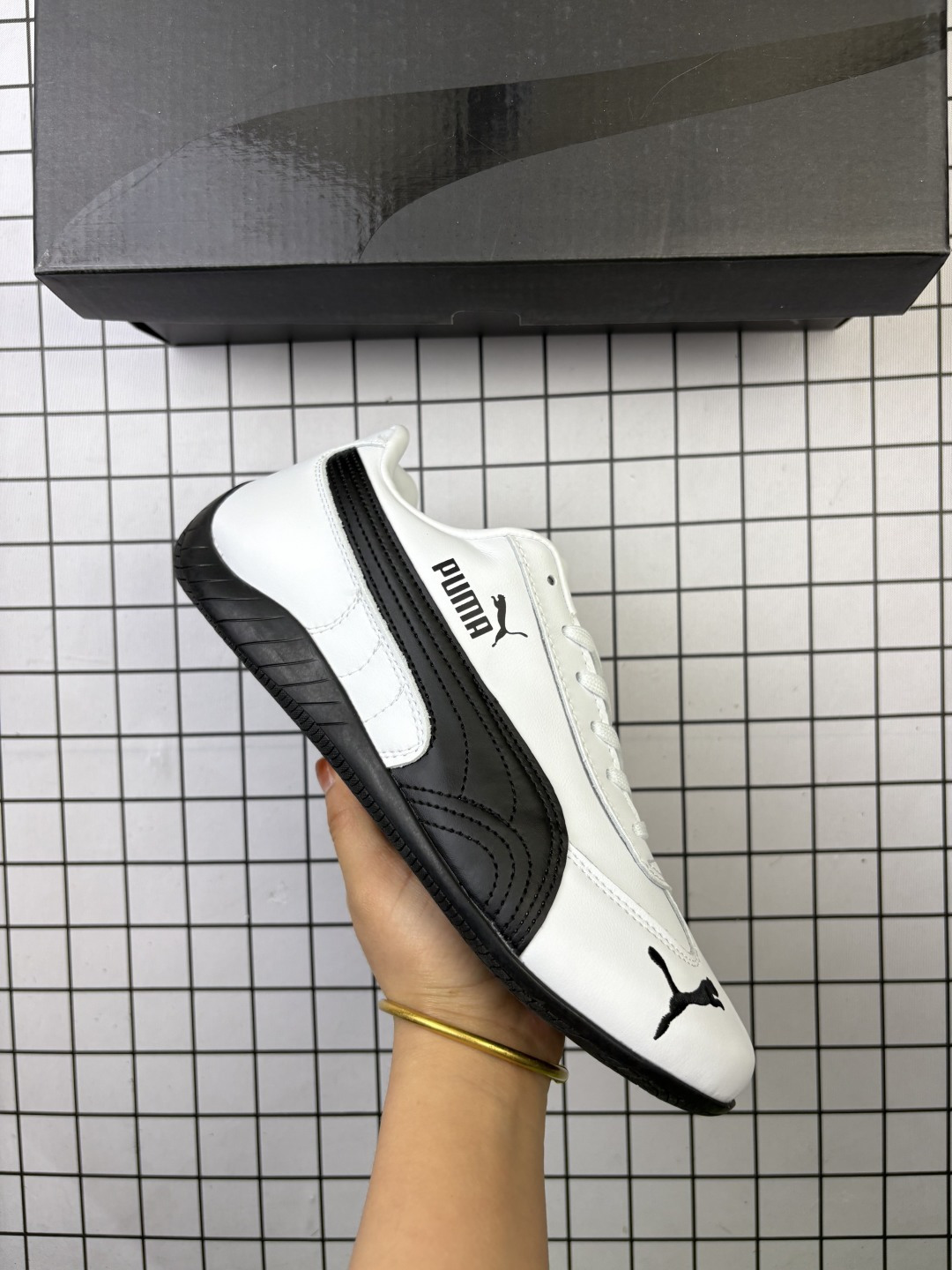 🈴💰90 性价比版本✅Puma Speedcat Shield OG彪马 防滑耐磨生活休闲 运动鞋 官方货号:404390-01 尺码:36-45 编码：698