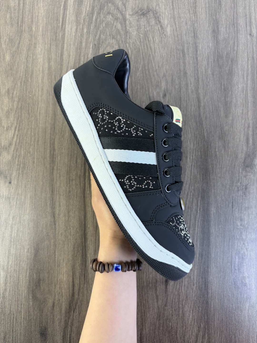 古奇Gucci Distressed Screener sneaker 古驰小脏鞋系列 绿盒版本 经典原型复古百搭做旧小脏板鞋复古学院风 怀旧版 编码699
