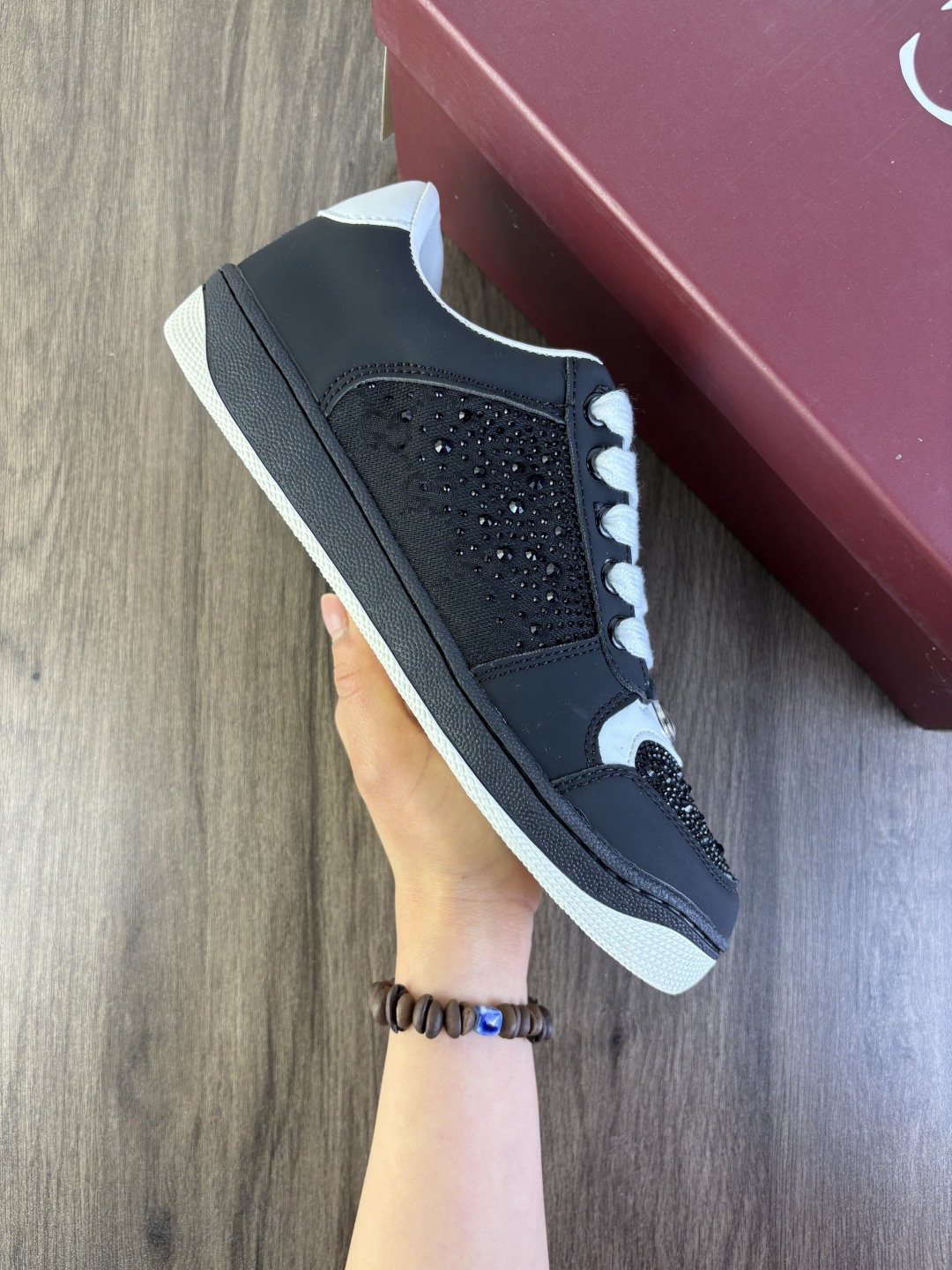 古奇Gucci Distressed Screener sneaker 古驰小脏鞋系列 绿盒版本 经典原型复古百搭做旧小脏板鞋复古学院风 怀旧版 编码699
