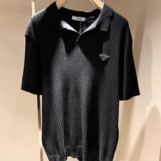 PRAD*A普*达2026春夏新款男士翻领短袖针织短袖T恤,最新款全网独家首上!!~既经典有时尚百搭,谁 PRAD*A普*达2026春夏新款男士翻领短袖针织短袖T恤,最新款全网独家首上!!~既经典有时尚百搭,谁
