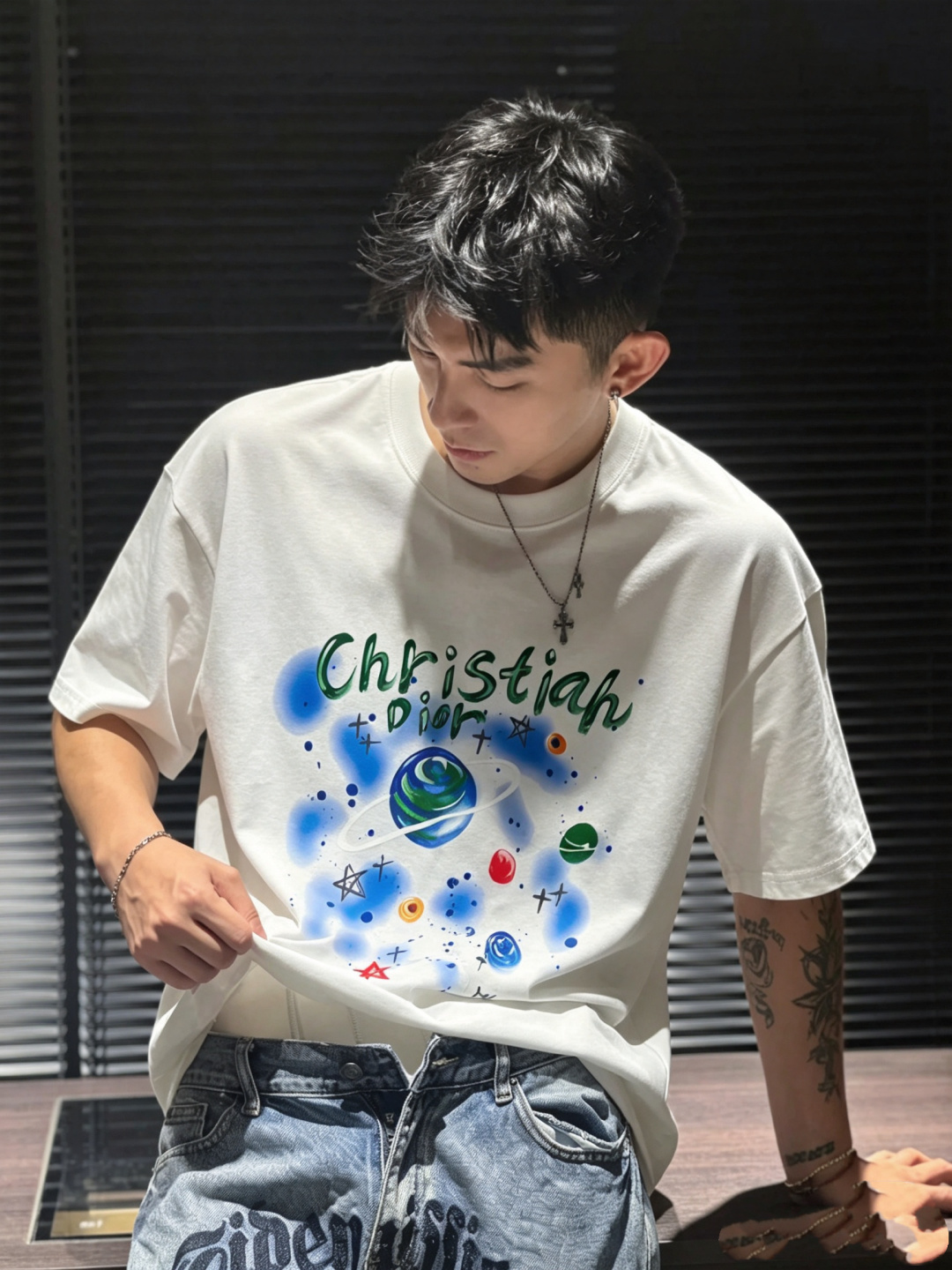 Dio*迪家 2026春夏新款男女同款👫短袖T恤，专柜同步发售！定制专属260克纯棉面料，定制原版工艺螺