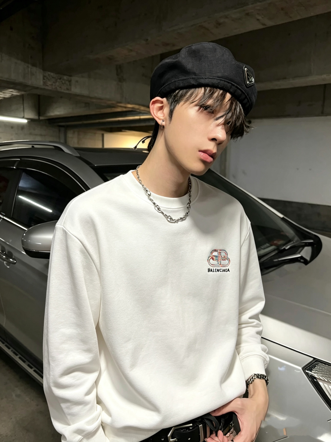 BALENCIA*巴黎*家 2026春夏最新款百搭卫衣，男女同款👫❤️经典标志图案字母logo图案刺绣工