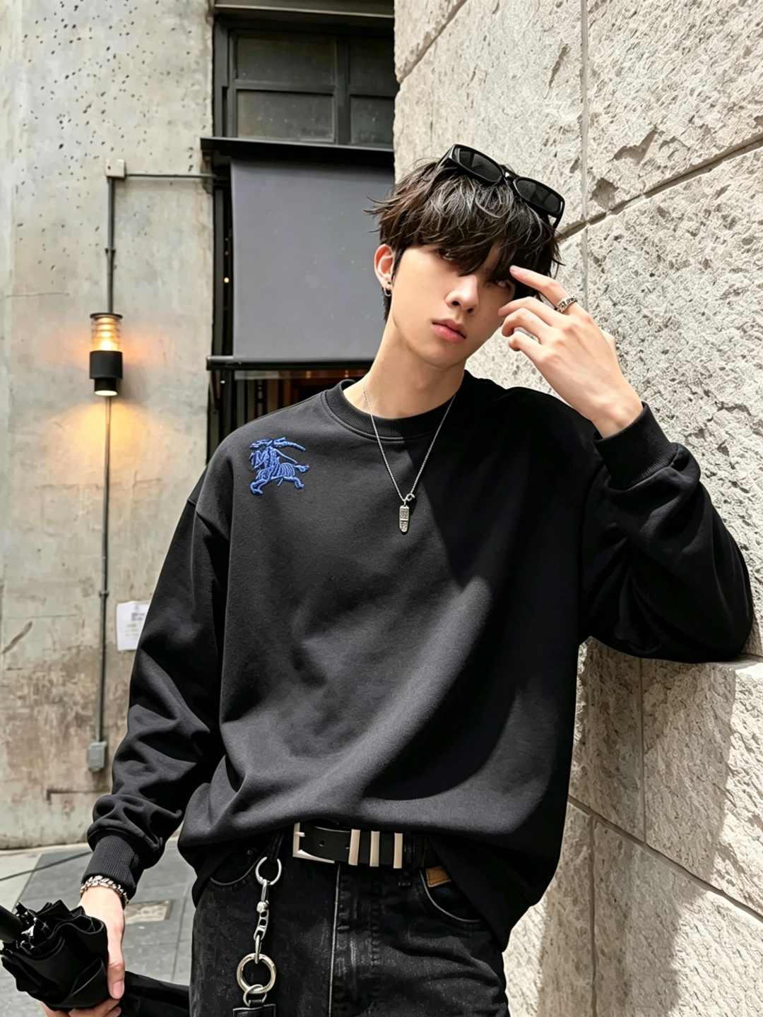 BURBER*Y巴*莉 2026春夏新款男女同款👫基础休闲百搭棉质卫衣，男女同款卫衣！贸易公司渠道稀出，