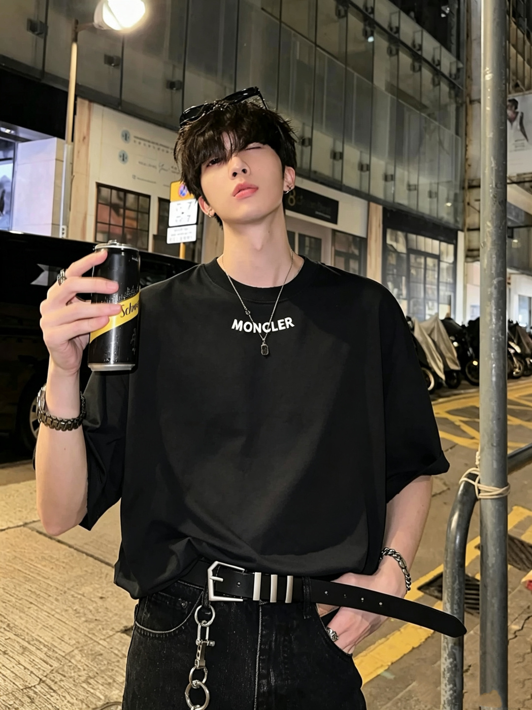 Moncler蒙家 2026春夏最新男女同款👫贸易订单短袖T恤，全品相！！网红款！采用logo图案压胶设