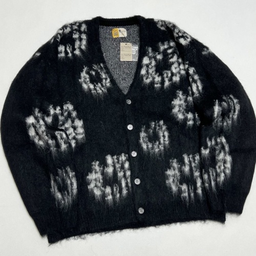 SAINT Mxxxxxx X DENIM TEARS Mohair Knit Cardigan - Premium Quality 1 SAINT Mxxxxxx X DENIM TEARS Mohair Knit Cardigan - Premium Quality