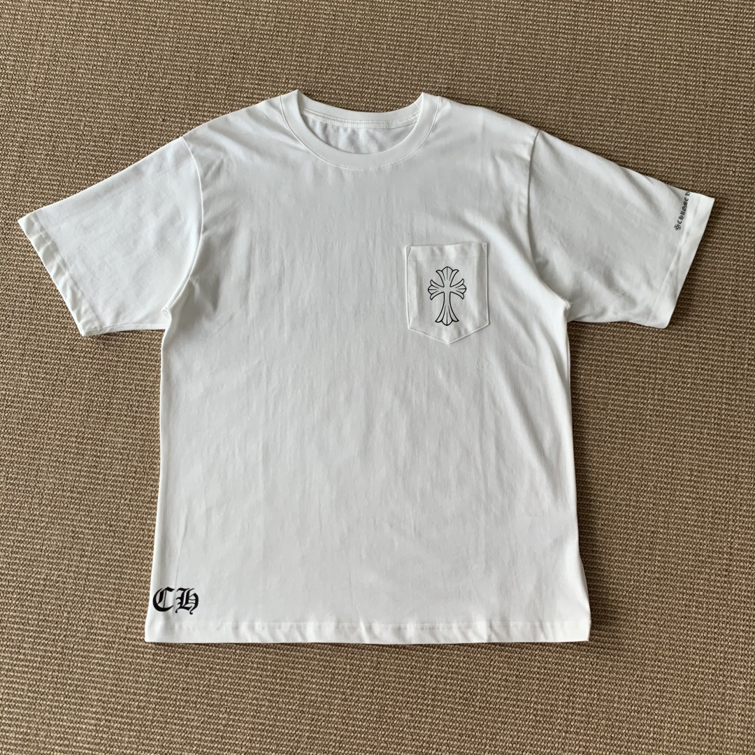 NO:785794,Chrome Hearts Chrome Hearts Cross Short Sleeve T-shirt SML19860909Chrome Hearts克罗心十字短袖T恤 smlxl码 男女同款 现货,克罗心-服装,chrome hearts,chrome hearts,T-shirt,tees，t-shirt,,Women's clothing