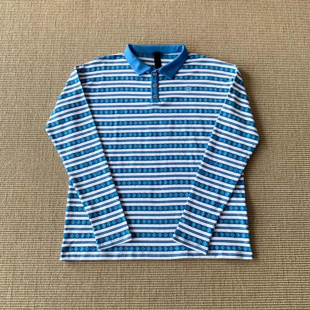 NO:862482,Chrome Hearts Chrome Hearts jacquard blue knitted long-sleeved custom-woven cotton fabric Behringer imported embroidery smlxl code ready in stock, Chrome Hearts-clothing, chrome hearts, chrome hearts,19860909Chrome Hearts克罗心提花蓝色针织长袖 定织纯棉面料 百灵达进口刺绣 smlxl码 现货,克罗心-服装,chrome hearts,chrome hearts,,Women's clothing