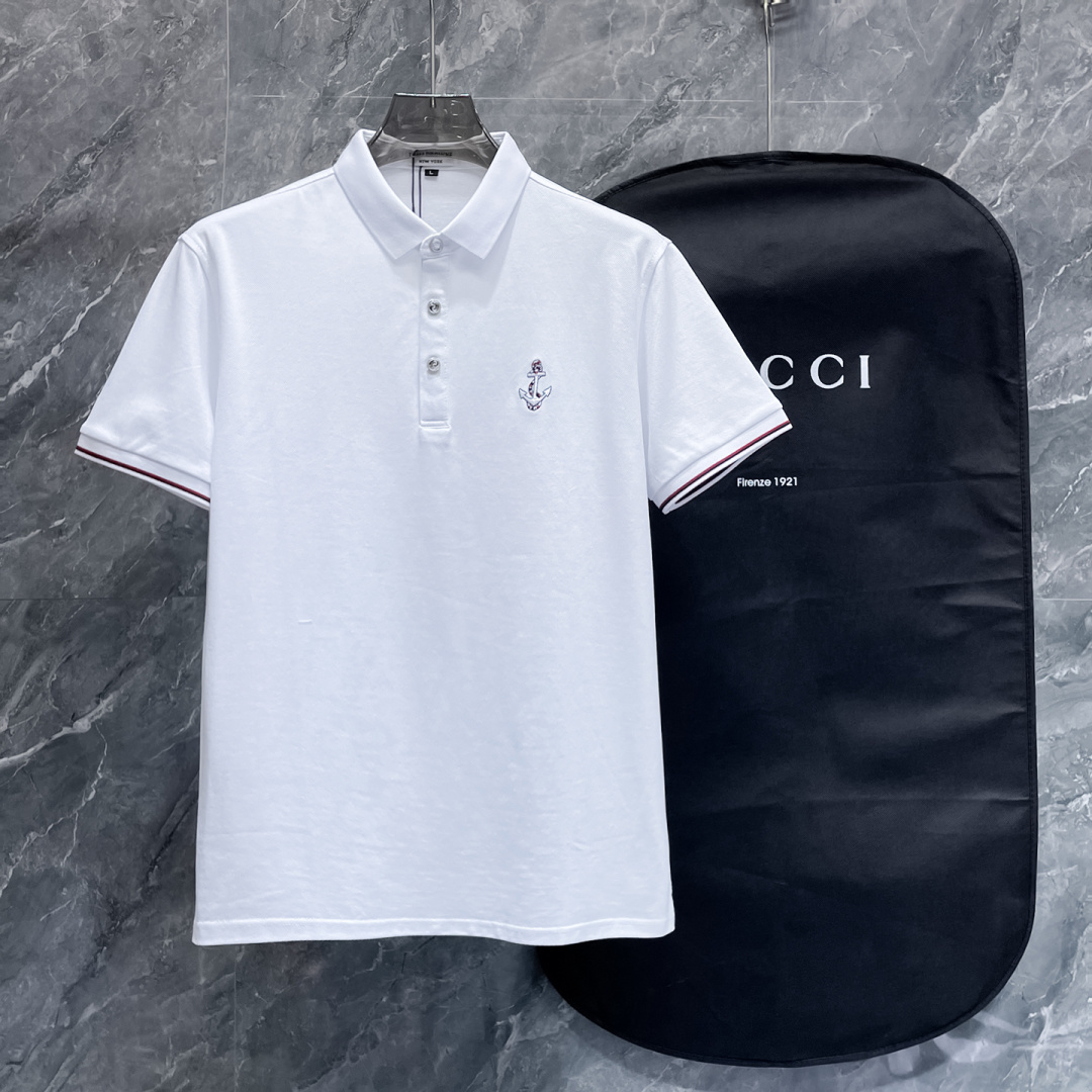 NO:127384,TB Xinjiang long lint cotton fabric soft, comfortable and breathable 2025 summer limited short-sleeved Polo series -,,T-shirt,alexander wang19860909TB 新疆长绒棉 面料柔软舒适透气 2025 夏季 限量款短袖Polo系列 -,,T-shirt,alexander wang,Men's clothing