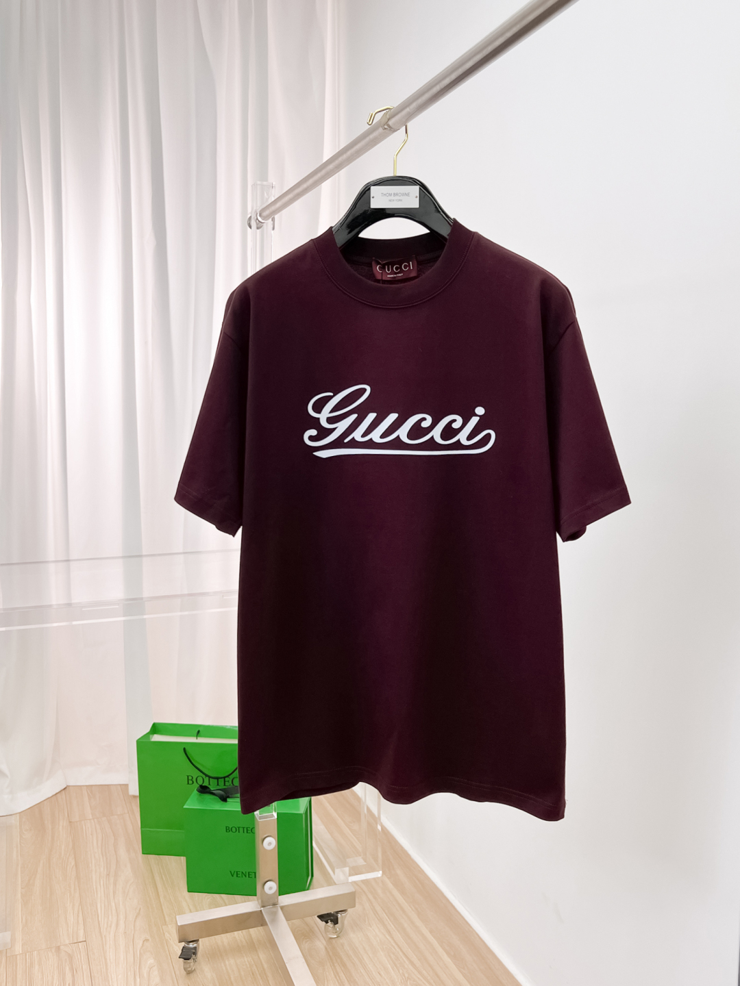 Gucci 7 Star
 Clothing T-Shirt Cotton Stretch Fashion Short Sleeve