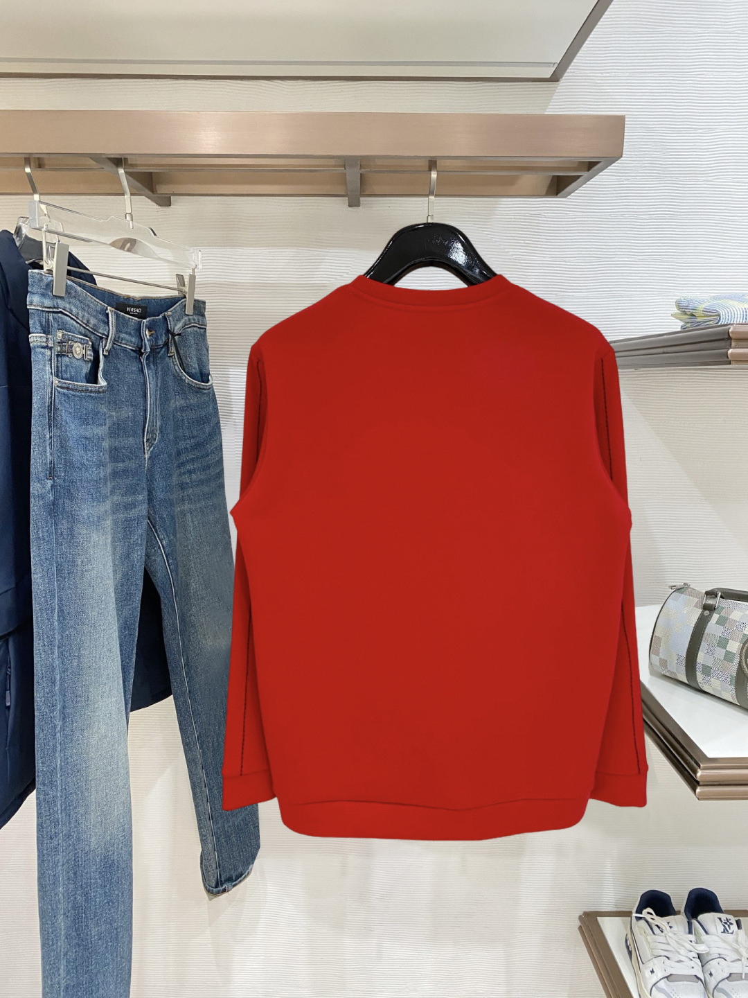 芬迪 新年中国红 2025秋冬新款 顶级版本 最新款空气层 卫衣独家发售！原版复刻，独家设计，超强工艺！