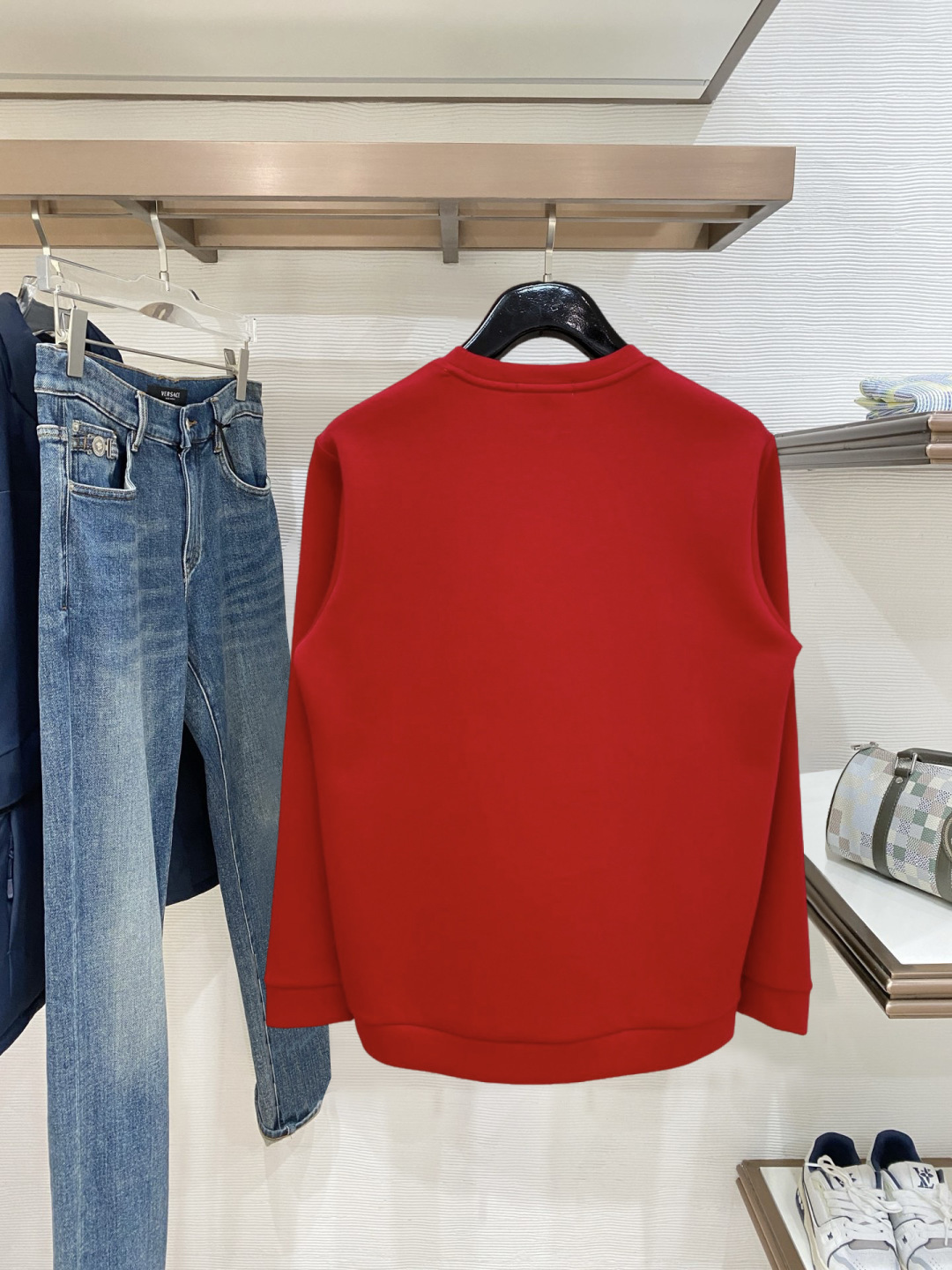 蒙口 新年中国红 2025秋冬新款 顶级版本 最新款空气层 卫衣独家发售！原版复刻，独家设计，超强工艺！