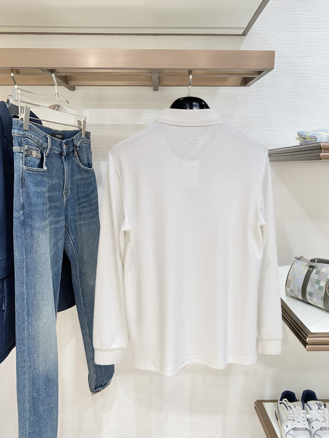 🌾 开春新品 巴宝莉 独家专供新款原单男士Polo长袖高端定制 高版本 时尚百搭爆款⚠️⚠️✨✨原版进口