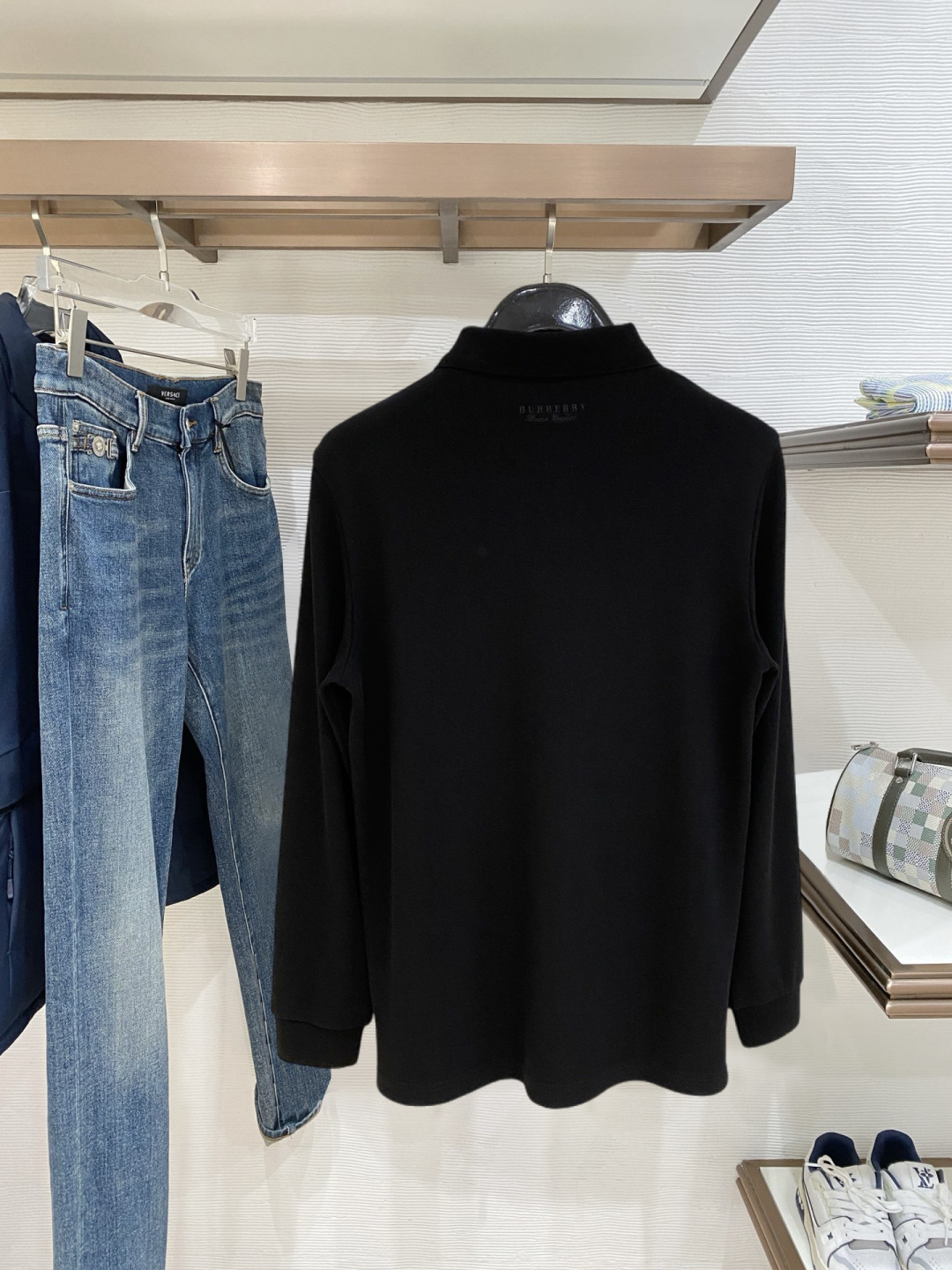 🌾 开春新品 巴宝莉 独家专供新款原单男士Polo长袖高端定制 高版本 时尚百搭爆款⚠️⚠️✨✨原版进口