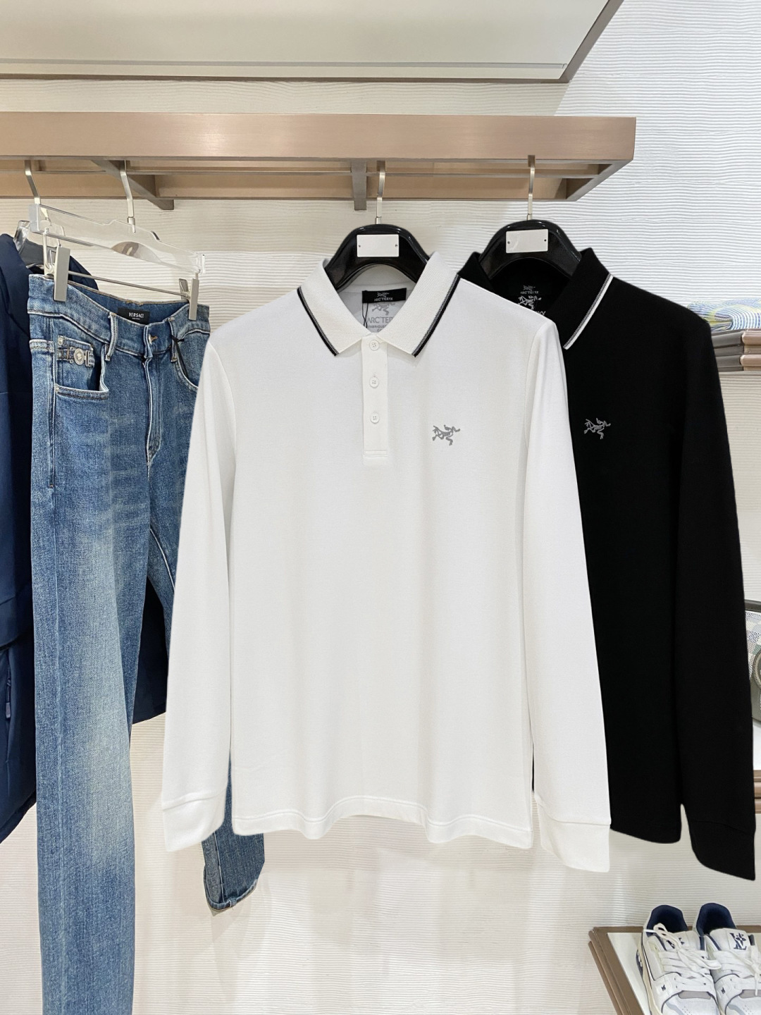 🌾 开春新品 始祖鸟 独家专供新款原单男士Polo长袖高端定制 高版本 时尚百搭爆款⚠️⚠️✨✨原版进口
