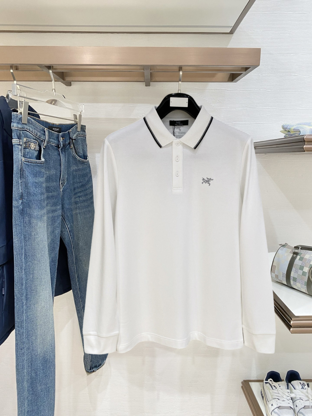 🌾 开春新品 始祖鸟 独家专供新款原单男士Polo长袖高端定制 高版本 时尚百搭爆款⚠️⚠️✨✨原版进口