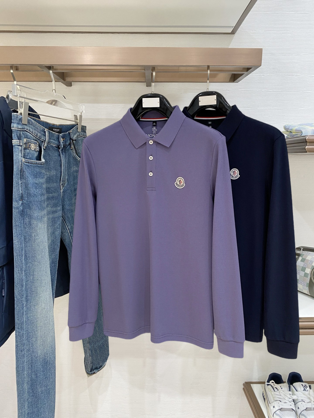 🌾 开春新品 蒙口 独家专供新款原单男士Polo长袖高端定制 高版本 时尚百搭爆款⚠️⚠️✨✨原版进口纯