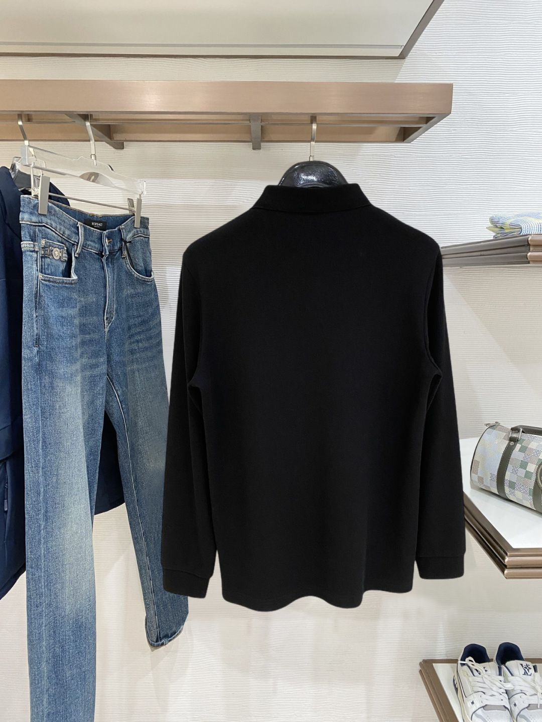 🌾 开春新品 蒙口 独家专供新款原单男士Polo长袖高端定制 高版本 时尚百搭爆款⚠️⚠️✨✨原版进口纯