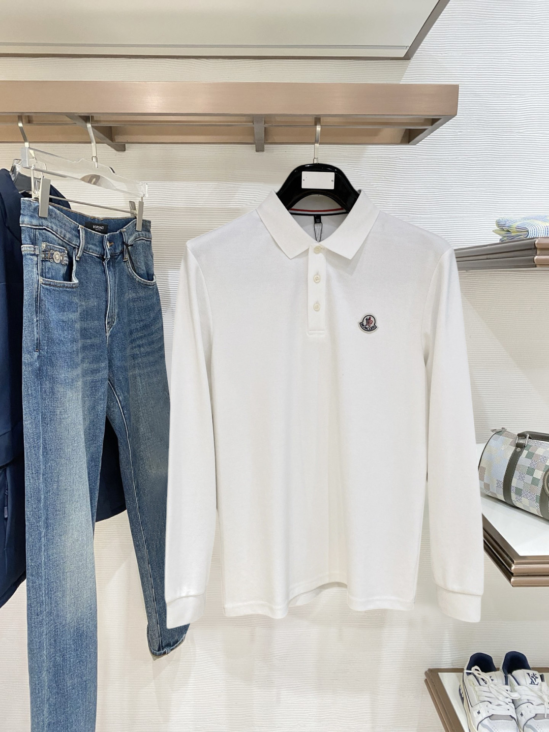 🌾 开春新品 蒙口 独家专供新款原单男士Polo长袖高端定制 高版本 时尚百搭爆款⚠️⚠️✨✨原版进口纯