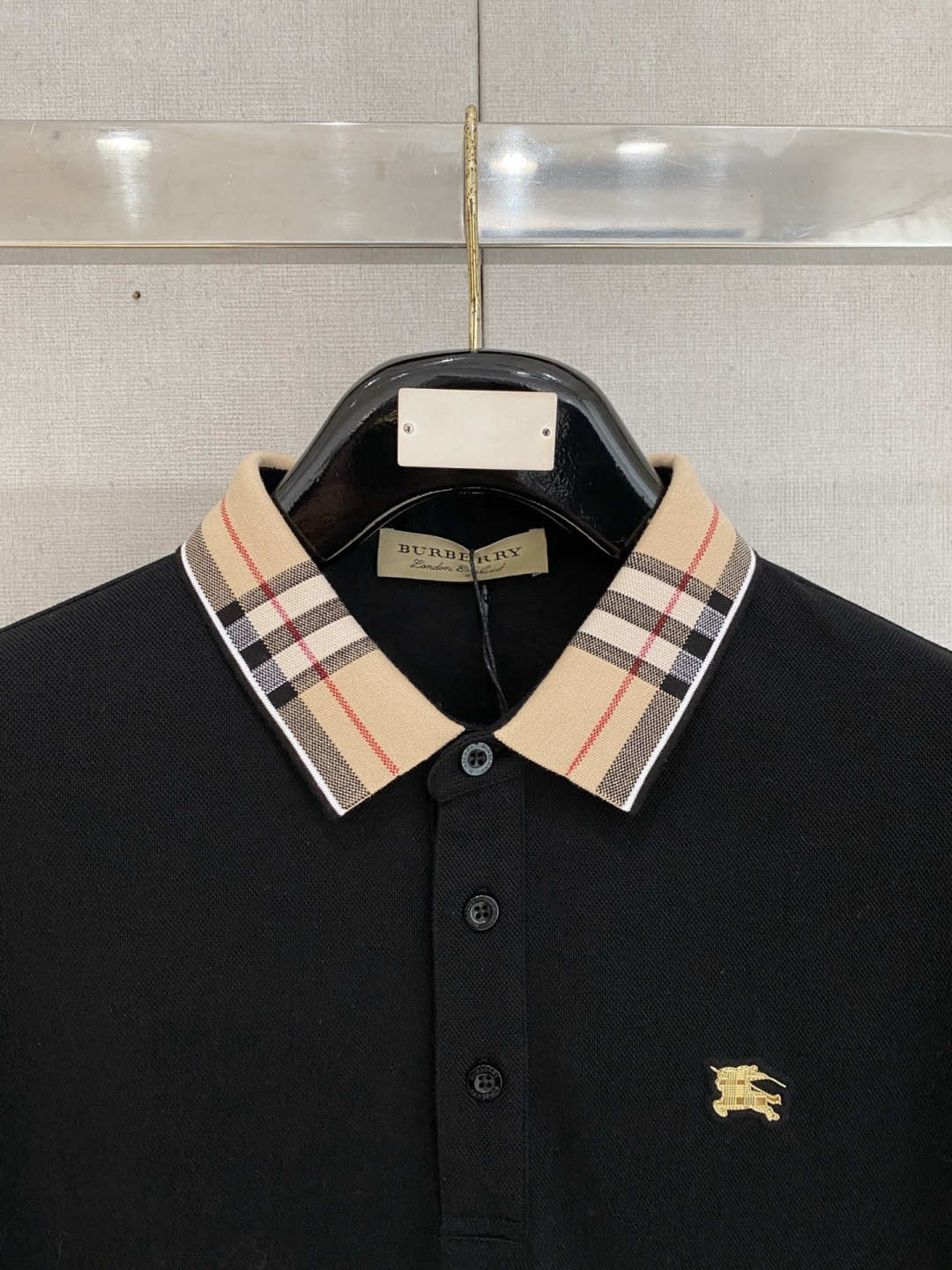 开春新品 巴宝莉独家专供新款原单男士Polo长袖高端定制 高版本 时尚百搭爆款⚠️⚠️✨✨原版进口纯棉面