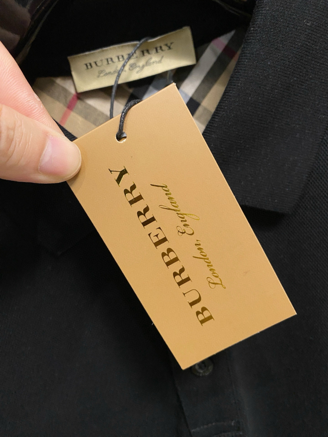 开春新品 巴宝莉独家专供新款原单男士Polo长袖高端定制 高版本 时尚百搭爆款⚠️⚠️✨✨原版进口纯棉面