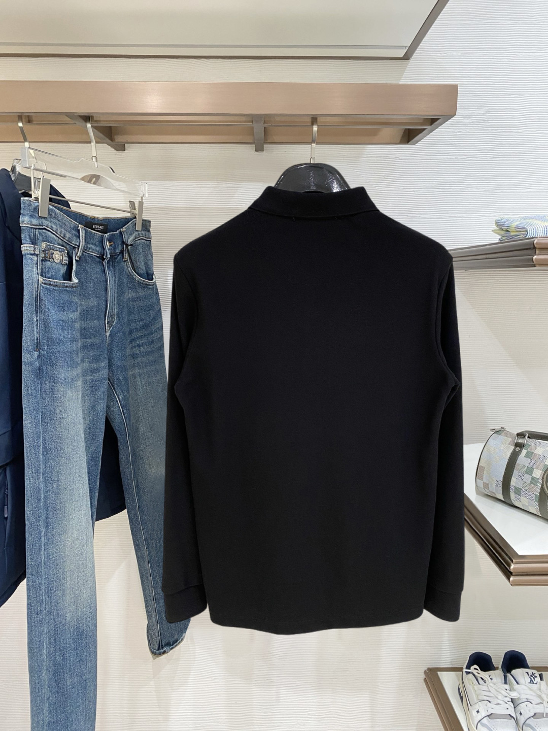 开春新品 巴宝莉独家专供新款原单男士Polo长袖高端定制 高版本 时尚百搭爆款⚠️⚠️✨✨原版进口纯棉面