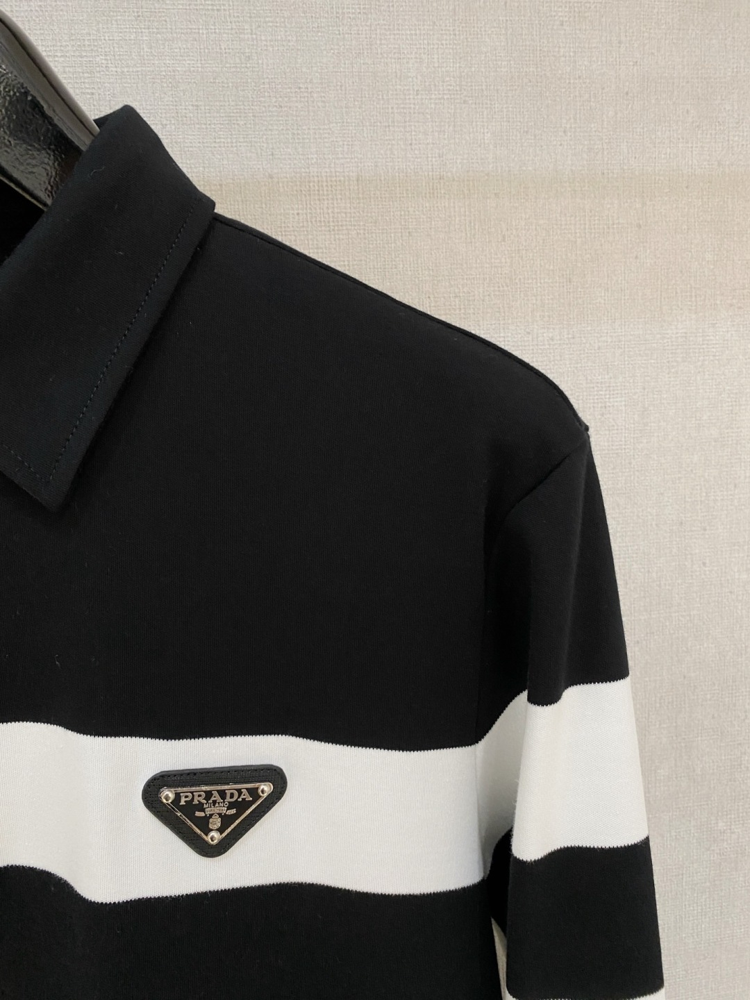 开春新品 普拉达独家专供新款原单男士Polo长袖高端定制 高版本 时尚百搭爆款⚠️⚠️✨✨原版进口纯棉面