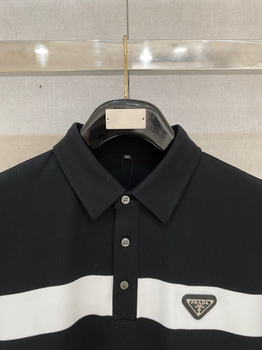 开春新品 普拉达独家专供新款原单男士Polo长袖高端定制 高版本 时尚百搭爆款⚠️⚠️✨✨原版进口纯棉面