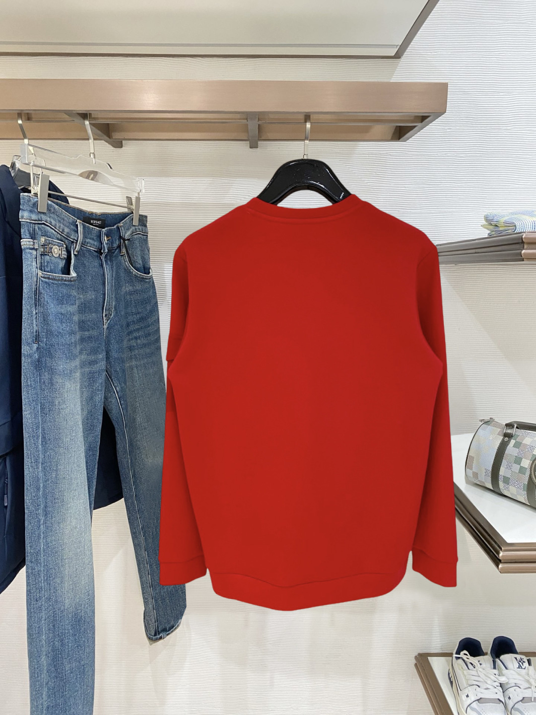 蒙口 新年中国红 2025秋冬新款 顶级版本 最新款空气层 卫衣独家发售！原版复刻，独家设计，超强工艺！