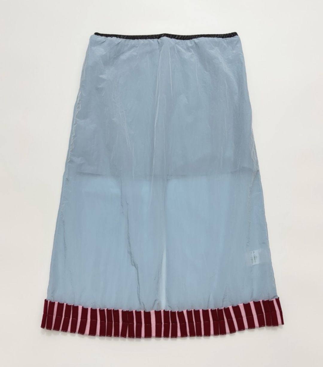 SHORT SENTENCE Semi-Sheer Skirt