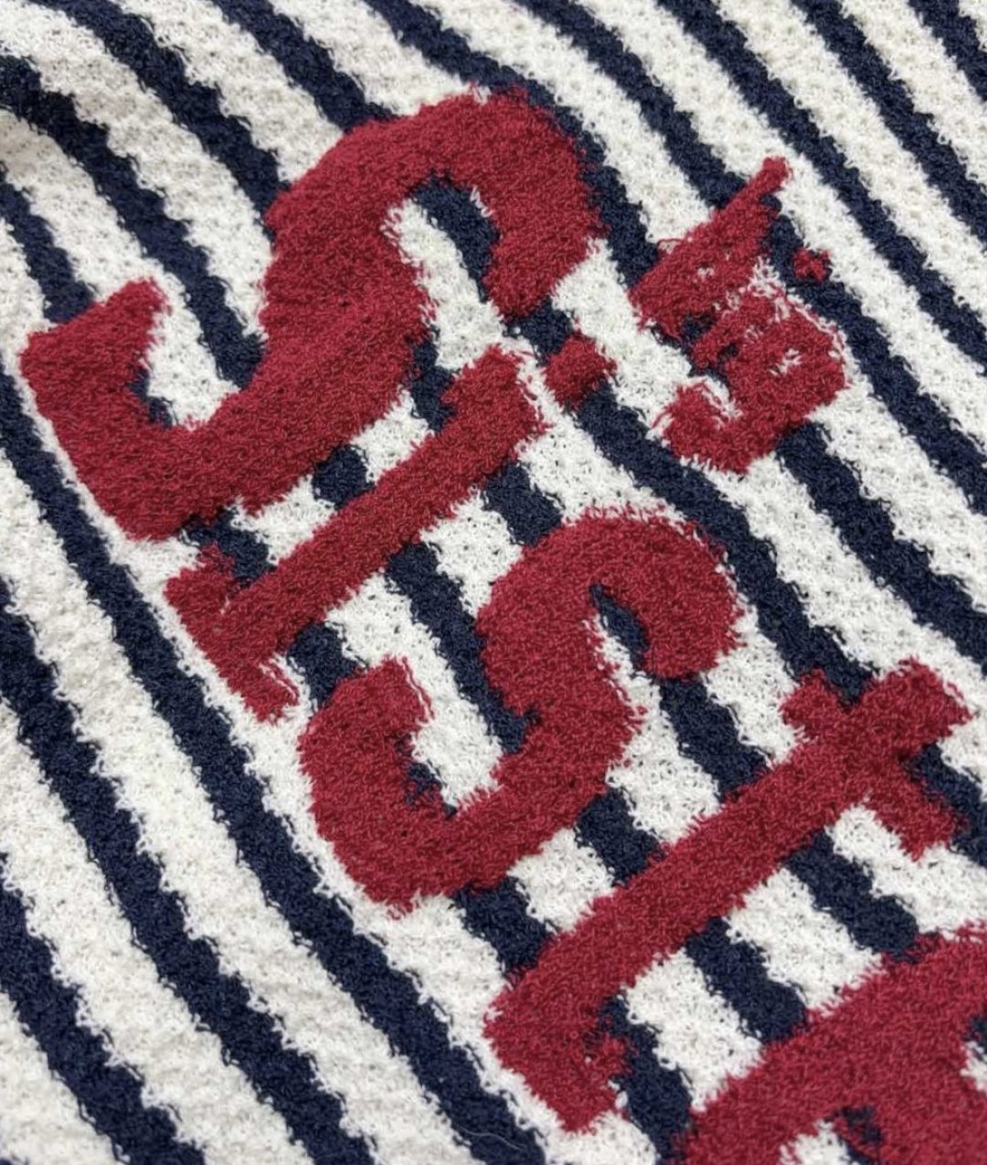 Sailor-striped knitted T-shirt - View 5