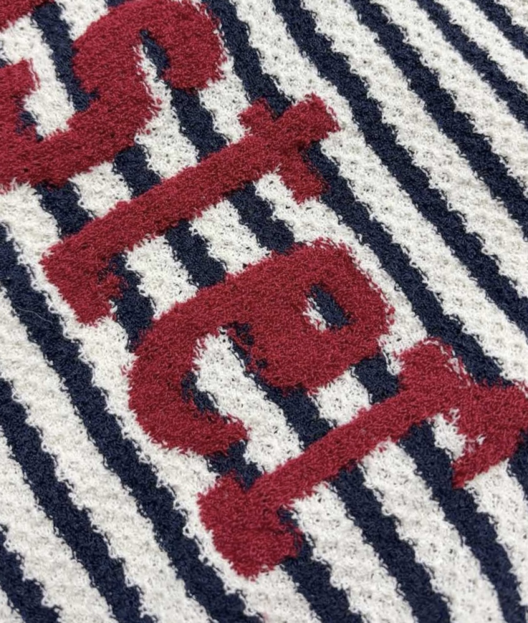 Sailor-striped knitted T-shirt - View 6