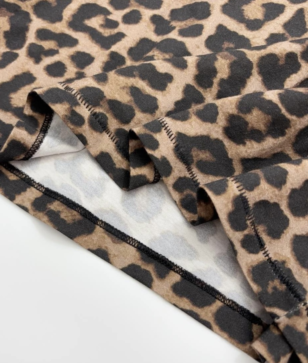 Leopard print short-sleeved top T-shirt - View 9