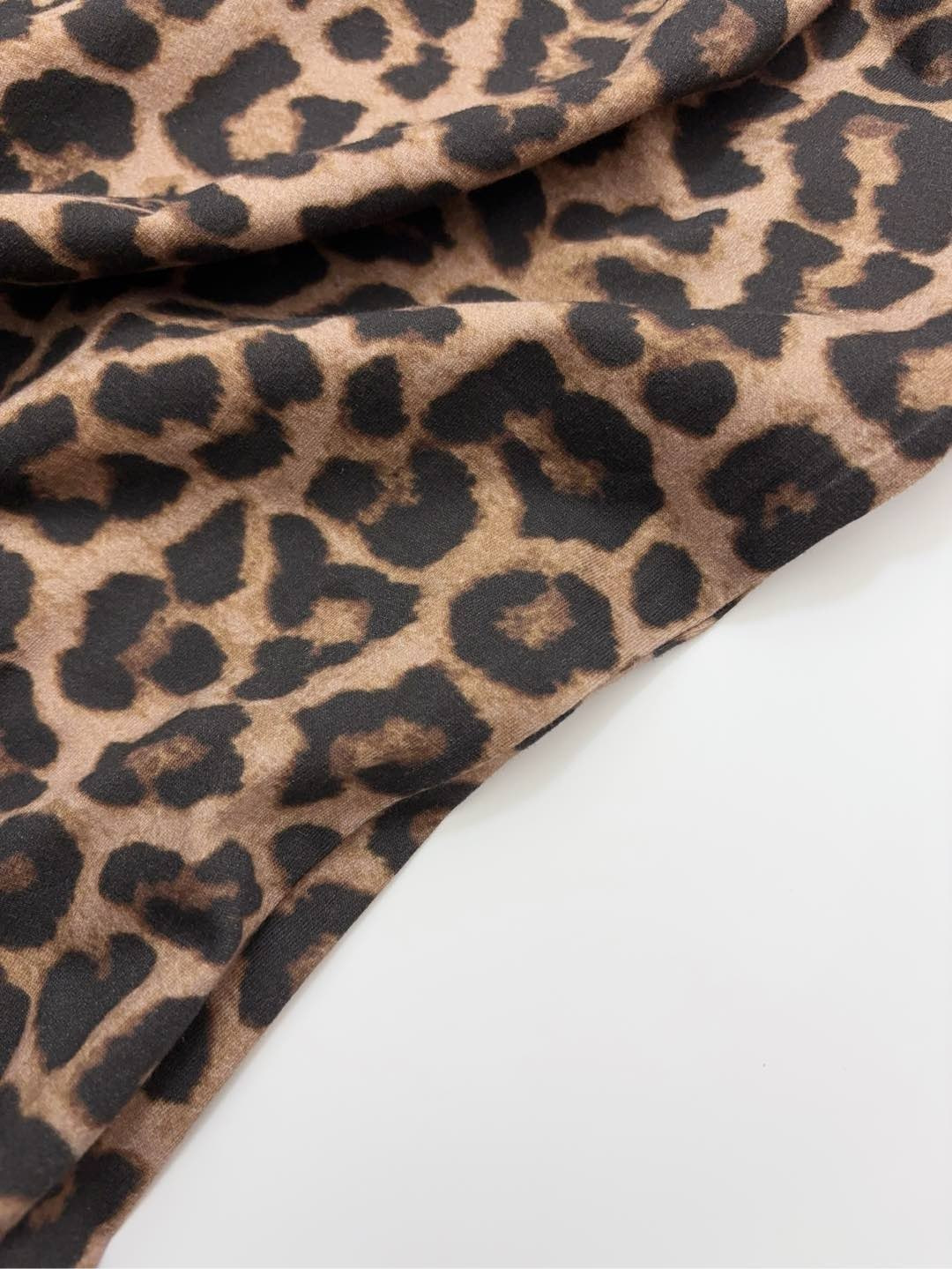 Leopard print short-sleeved top T-shirt - View 6