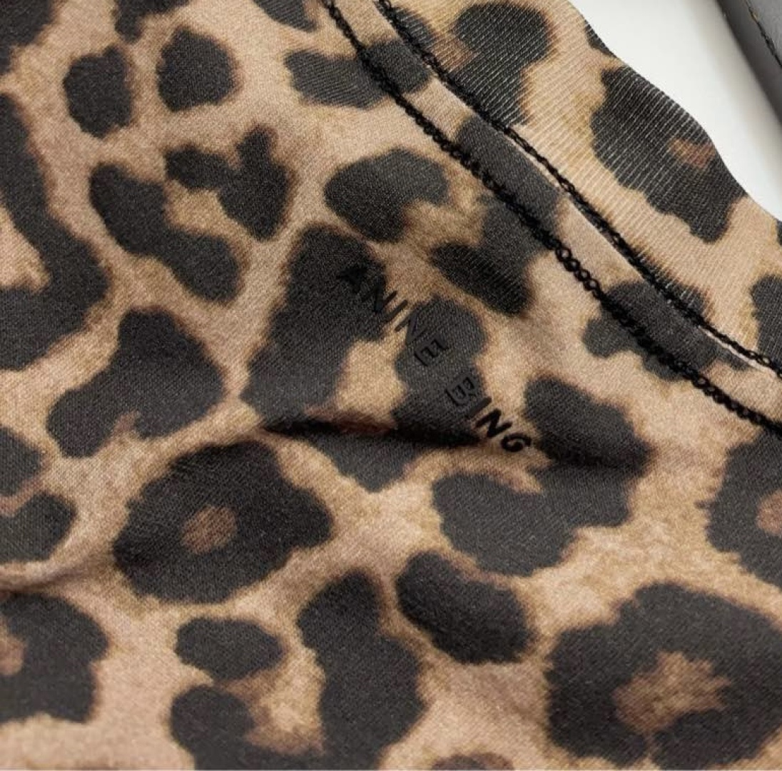 Leopard print short-sleeved top T-shirt - View 14