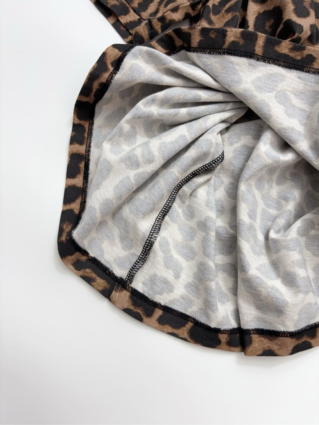 Leopard print short-sleeved top T-shirt - View 10