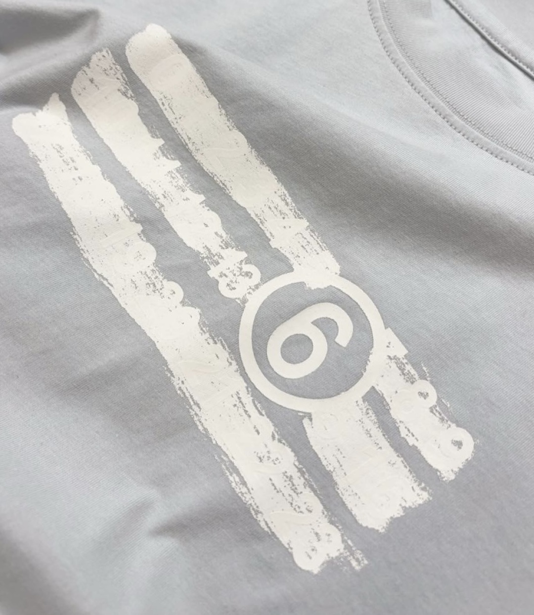 0.19kg/loose-fitting short-sleeved t-shirt with graffiti design (label cut) - View 4