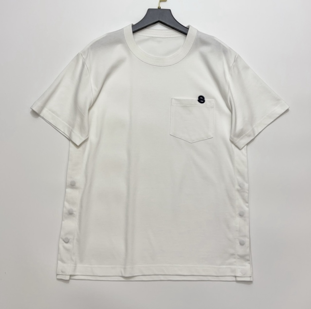 S letter casual loose T-shirt