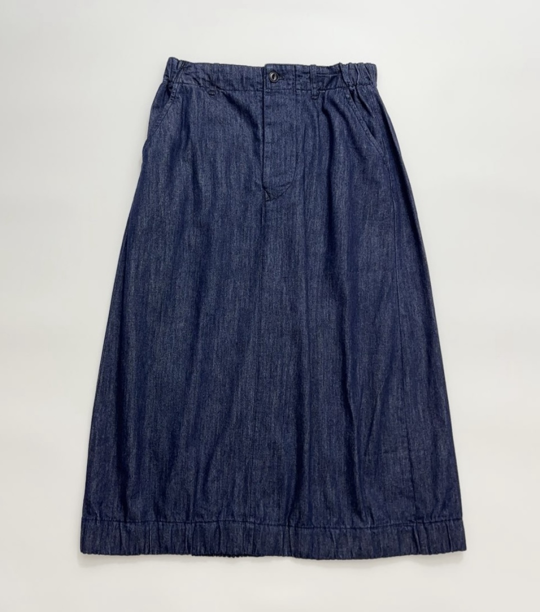 Elastic waist design workwear half skirt