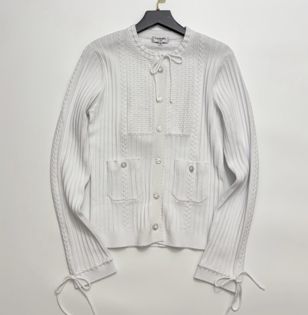 Neckline Drawstring Argyle Knit Cardigan Short Long Sleeve Jacket (0.38kg)