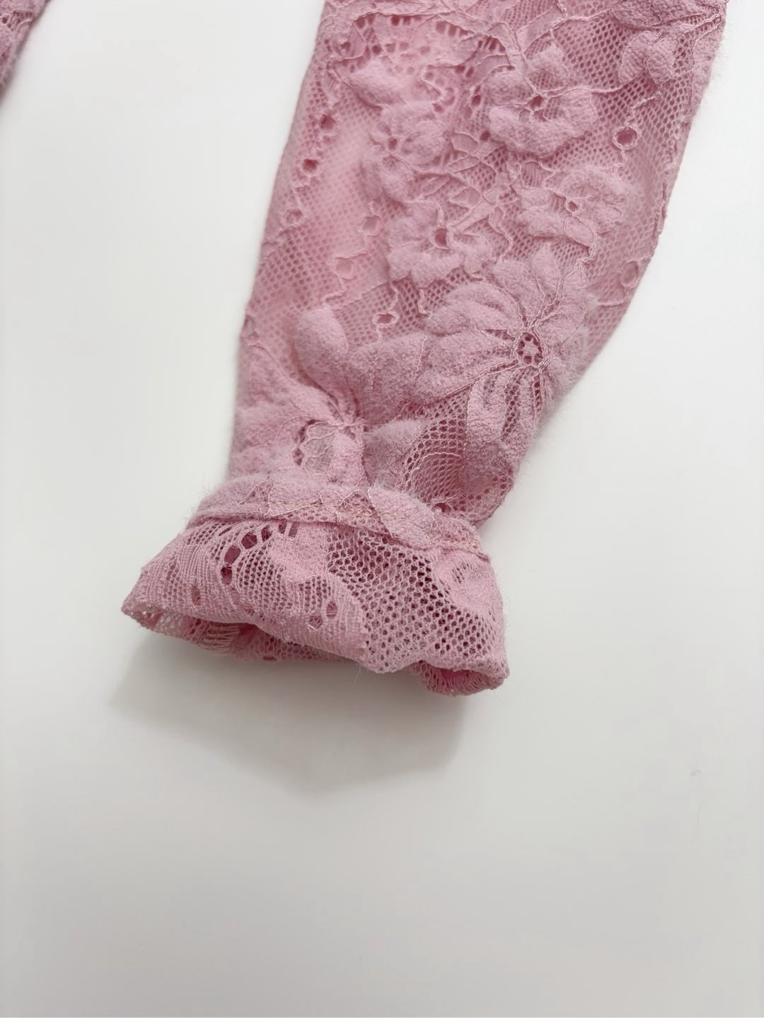 0.18kg/Lilac lace long-sleeved jumpsuit - View 6