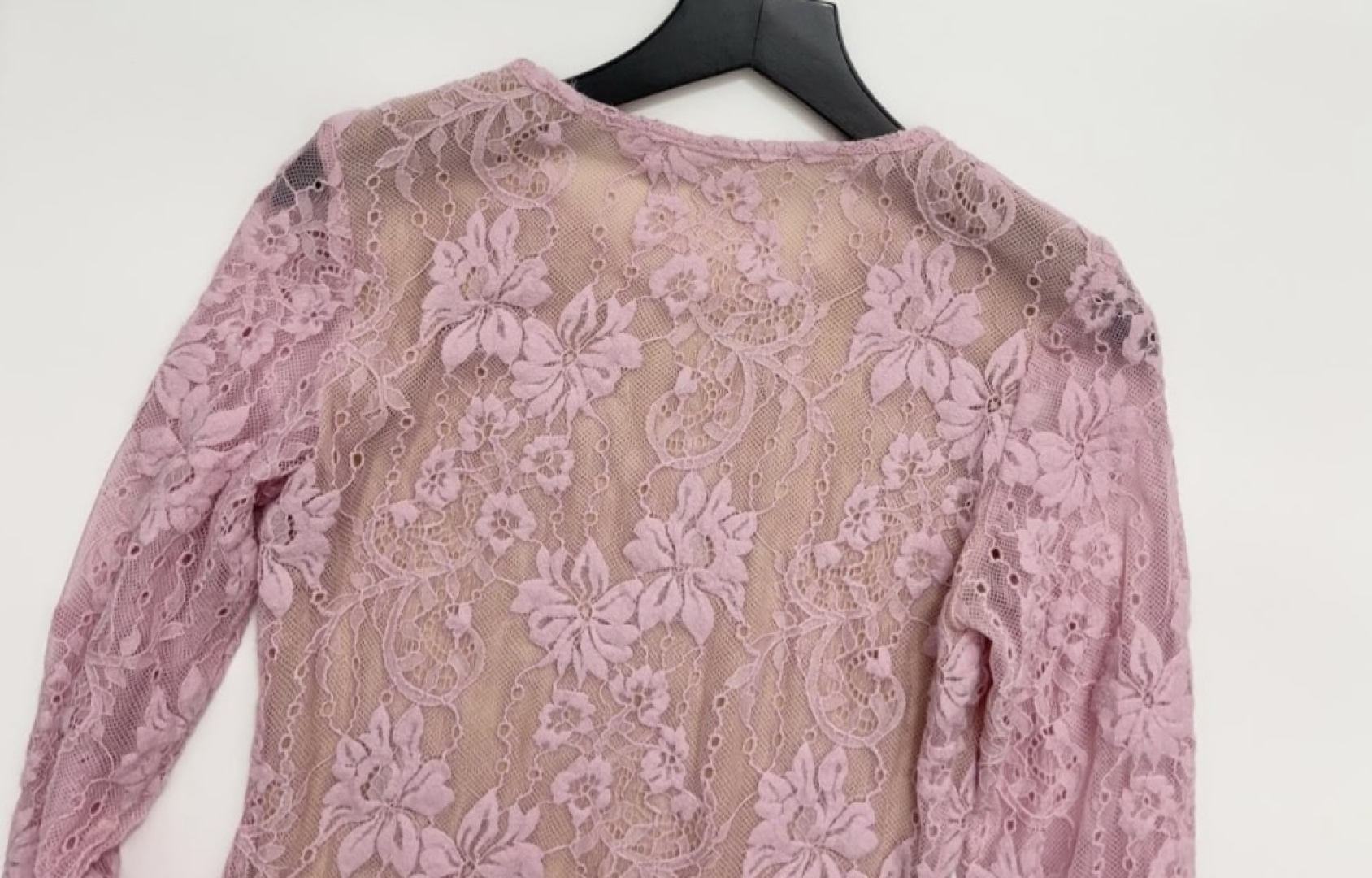 0.18kg/Lilac lace long-sleeved jumpsuit - View 11