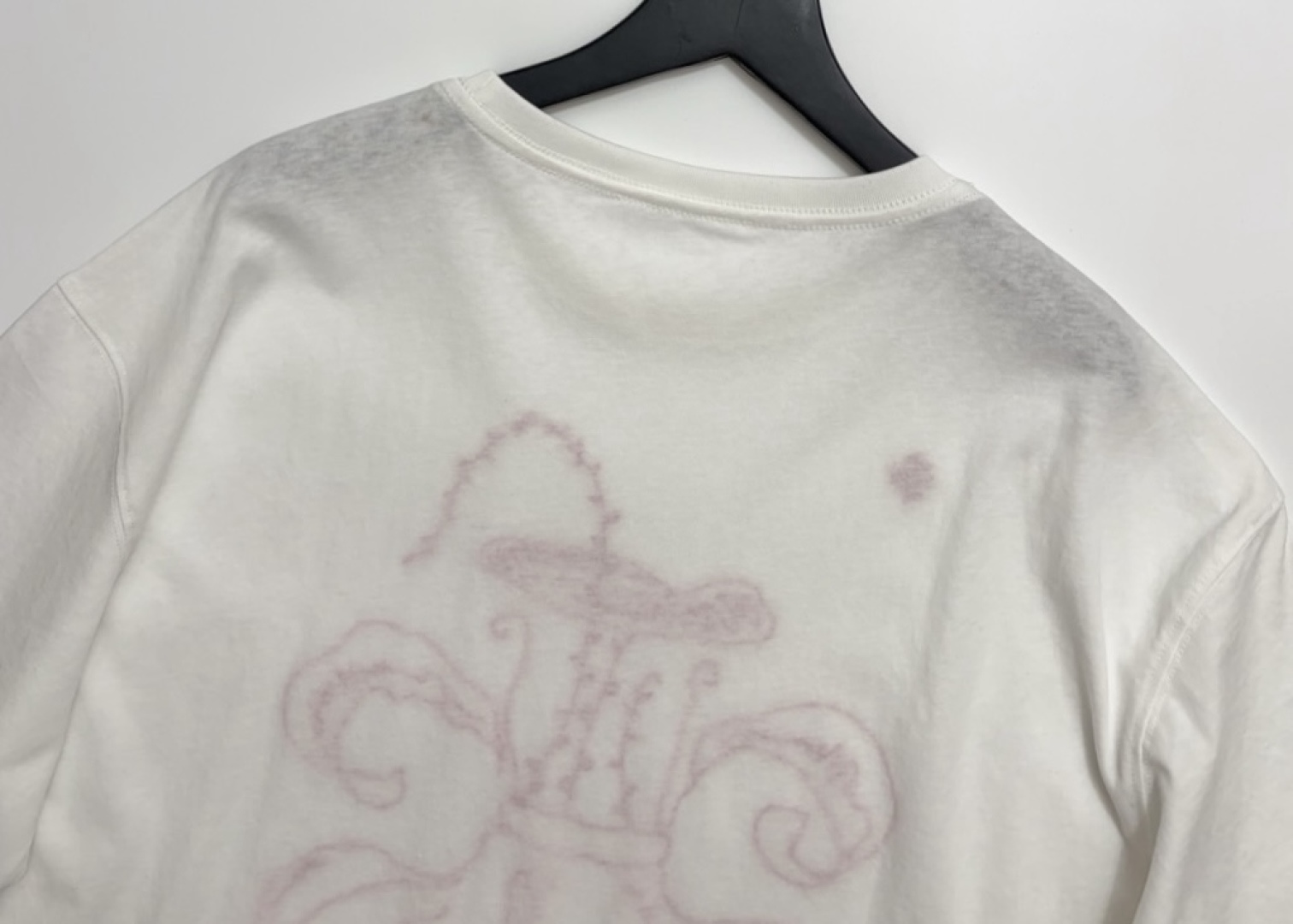 Loose vase embroidered short-sleeved T-shirt - View 13