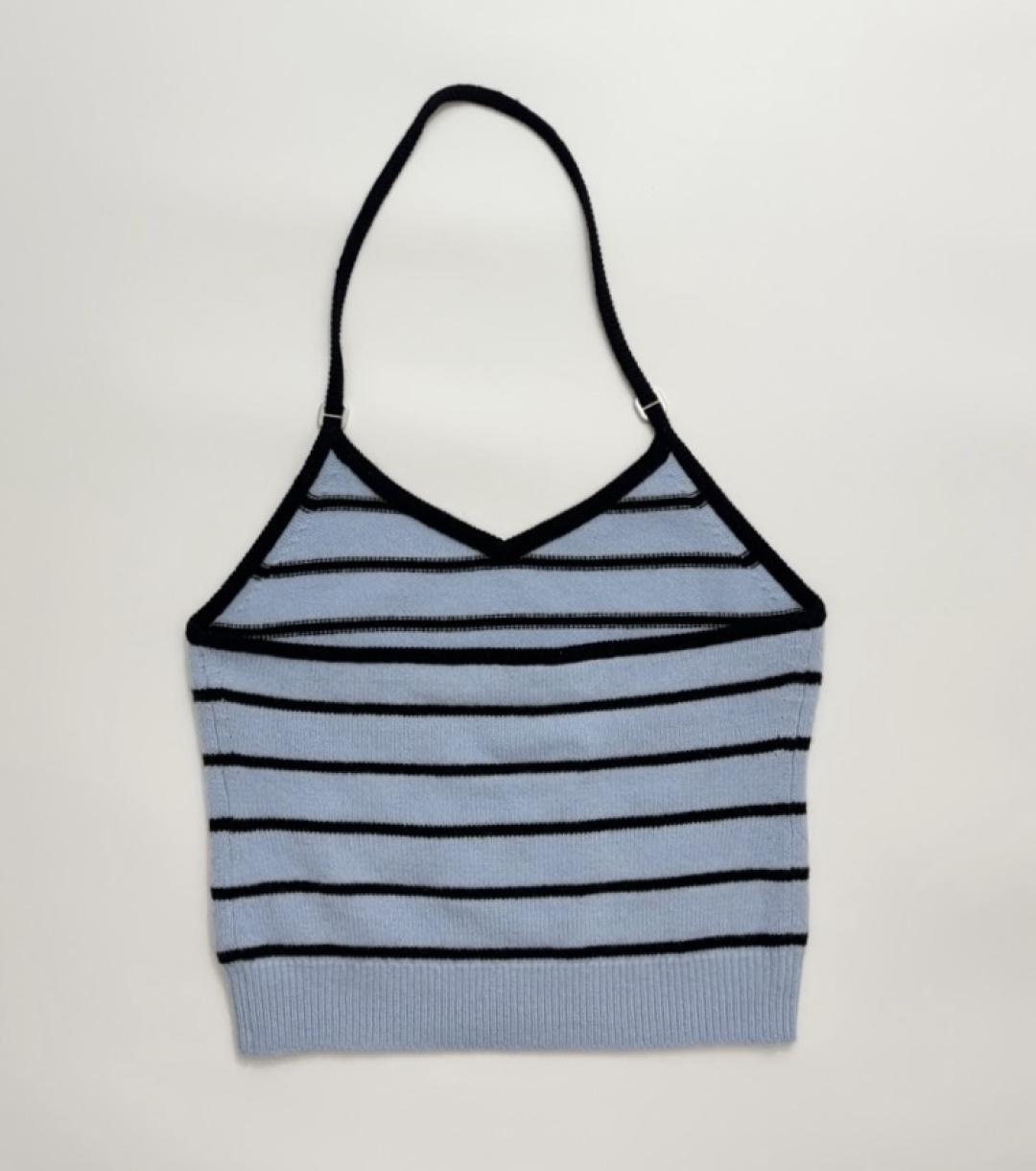 Striped knitted vest - View 12