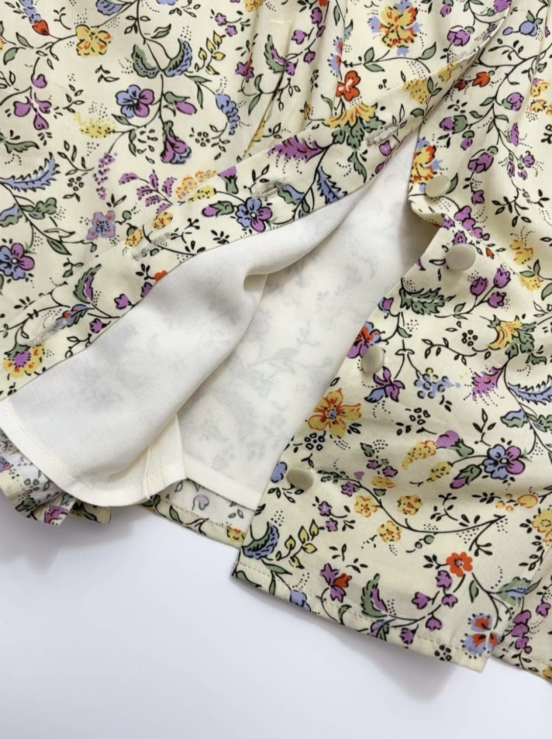 Fresh style round neck shirt and half skirt set - View 11