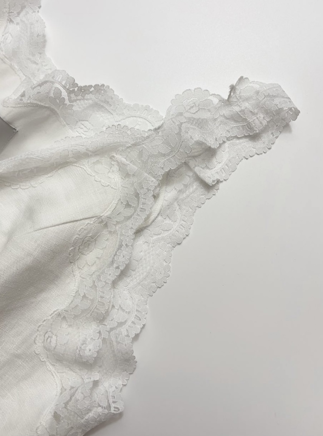 Women's Josefina Lace-Spliced Linen Top - View 3